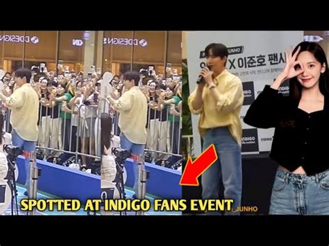 Indigo Fans Event Lee Junho Reportly Spotted With His Mystery