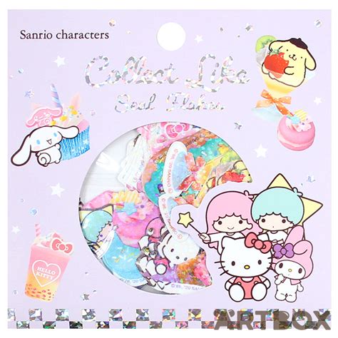 Buy Sanrio Characters Collect Like Seal Sticker Flake Pack At Artbox