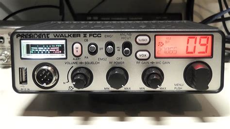 President Walker II FCC AM CB Radio Hidden Service Menu YouTube