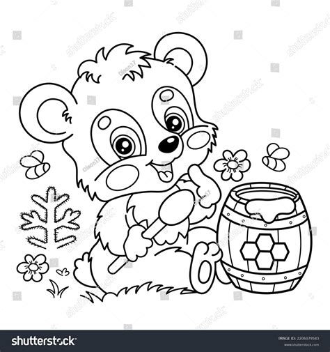 Honey Coloring Pages