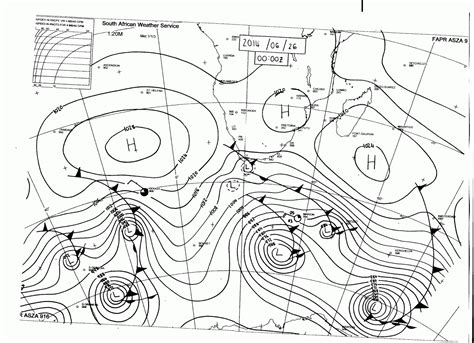 Synoptic Weather Map Of South Africa - United States Map