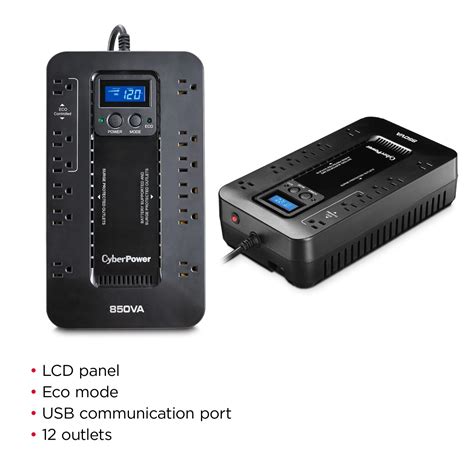 Ec850lcd Ecologic Ups Series Product Details Specs Downloads Cyberpower