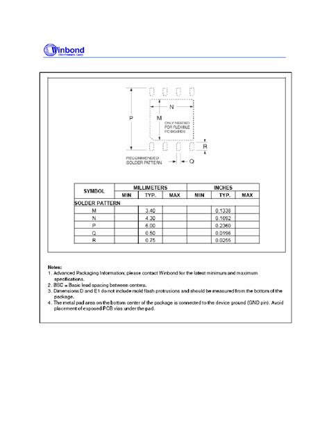 W X Datasheet Pages Winbond M Bit M Bit And M Bit