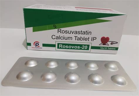 Rosovos 20 Rosuvastatin Calcium 20mg Tablet At ₹ 140box In Baddi Id