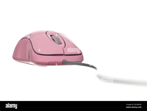 Pink Computer Mouse Stock Photo - Alamy