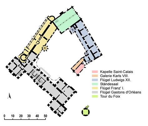 GrundrissSchlossBlois Château de Blois Wikimedia Commons Blois