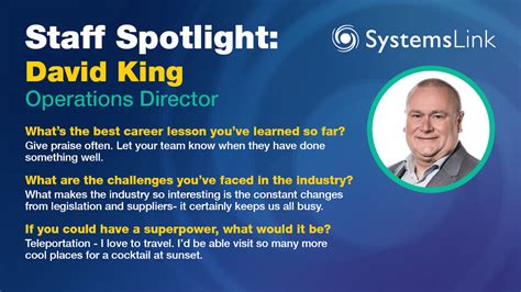 Systemslink Staff Spotlight Operations Director Systemslink