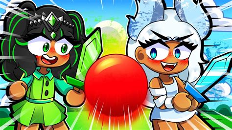 Crystal And Emerald The Crystalline Gamez Play Blade Ball In Roblox