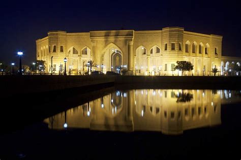 Faw Palace In Baghdad At Night قصر الفاو في بغداد ليلا