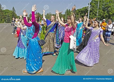 Russian Vaishnava Girls Editorial Photo Image 41079711