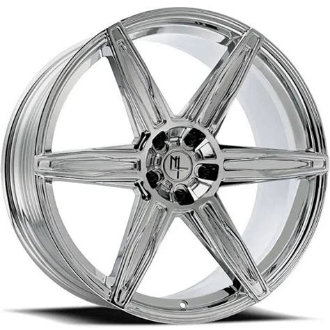 Staggered Full Set Modern Luxury Mlf11 Chrome Flow Formed