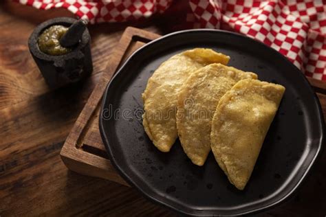 Mexican Garnachas stock image. Image of crispy, meat - 240152885