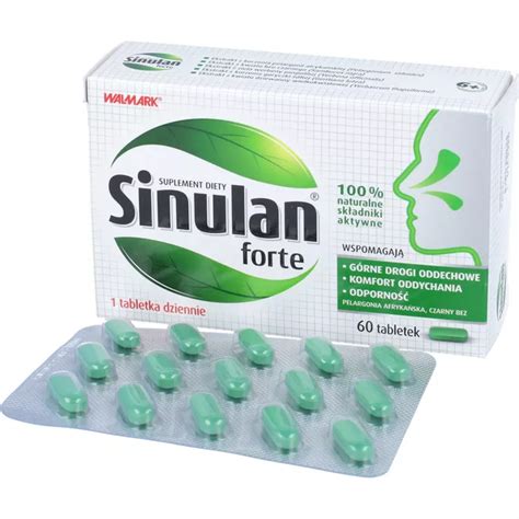 Sinulan Forte Tabletek Opinie Sk Ad I Cena Apteka Nowa Farmacja