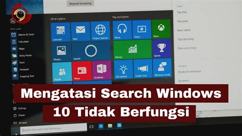 Cara Mengatasi Search Windows 10 Tidak Berfungsi ⋆ Simaktekno