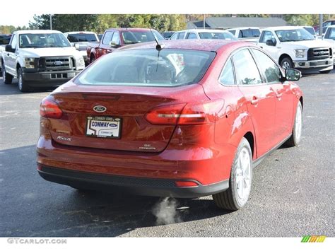 2016 Ruby Red Ford Focus Se Sedan 117178206 Photo 3