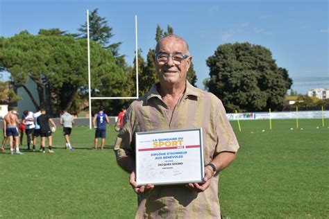 Quinzaine du Sport Jacques Sogno honoré pour son engagement bénévole