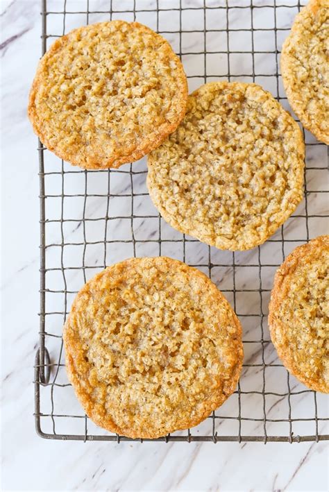 Crispy Oatmeal Cookies | Leigh Anne Wilkes