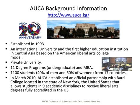 PPT - Research Needs of the AUCA Faculty and Their Vision of an “Ideal ...