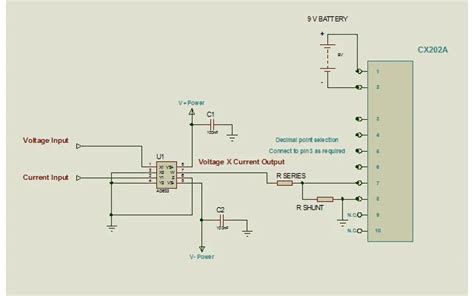 Digital Electric Meter Schematic Diagram - Circuit Diagram