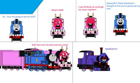 Thomas Meets Trigon Pt 2 By Javienblackmagic122 On Deviantart