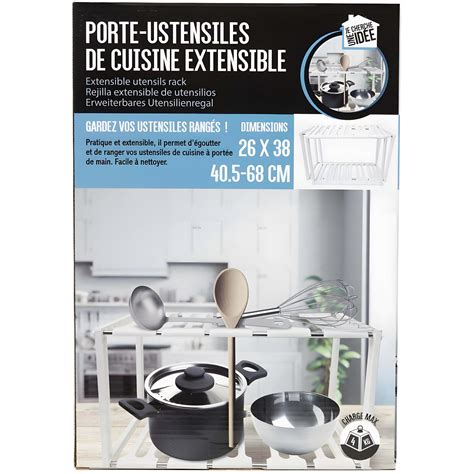 Support Extensible Pour Ustensiles De Cuisine