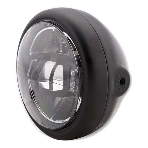 Optique De Phare Led Cm Highsider Pecos Type Noir Montage Lat Ral