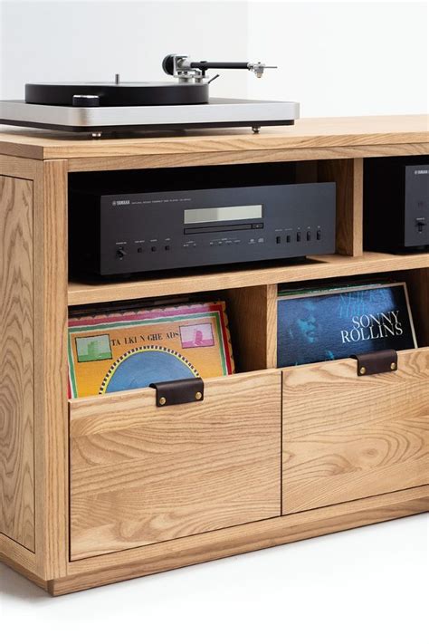 Unison Vinyl Record Storage Stand In Natural Walnut Artofit