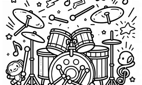 Coloriage D Instruments De Musique Pour Adultes T L Charger Ou