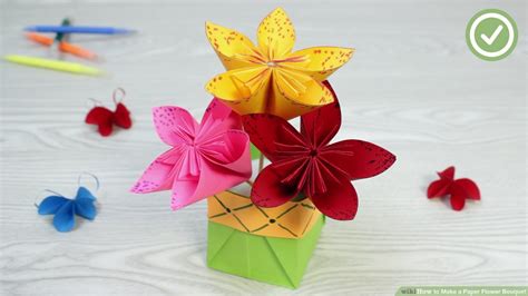 Origami Flower Bouquet Tutorial