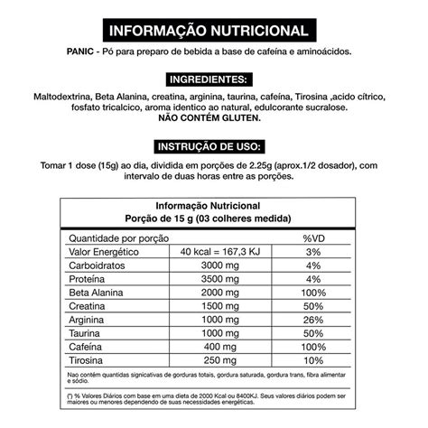 Panic Pré Workout Limonada 150G Adaptogen Drogaria