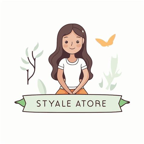 Premium Vector Stay At Home Concept Girl With Long Hair Vector