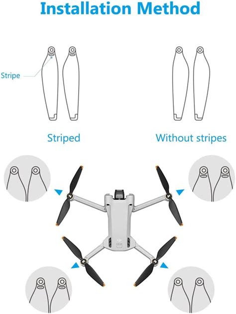 H Lices Para Dji Mini Pro H Lices Reemplazables Para Drones Hoja