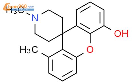 121619 07 6 SPIRO PIPERIDINE 4 9 9H XANTHEN 4 OL 1 8 DIMETHYL CAS