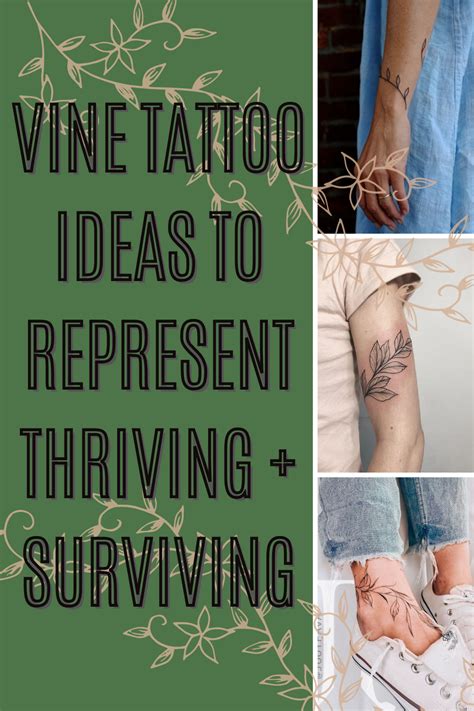 Vine Tattoo Ideas 47 To Represent Thriving Surviving Artofit