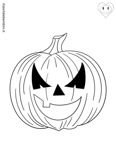 Disegni Zucca Di Halloween Da Colorare