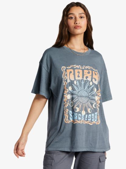 Mystic Oversized Graphic T Shirt Roxy