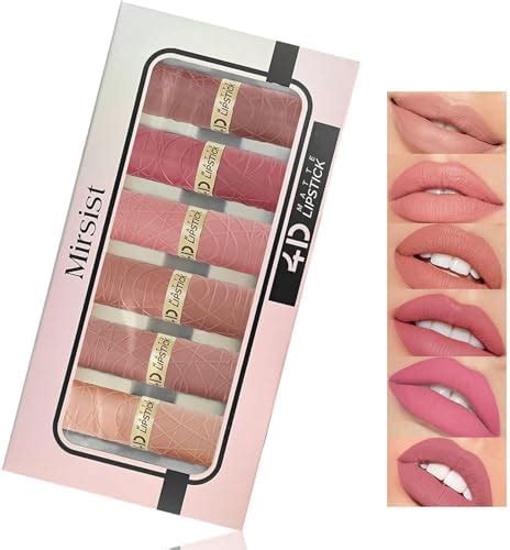 Amazon Gireatick Pcs Matte Lipstick Makeup Set Nude Pink Rose