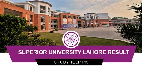 Superior University Lahore Result 2024