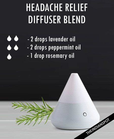 Headache Relief Diffuser Blend Best Essential Oil Diffuser Essential