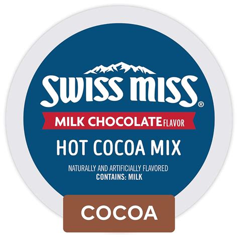 Swiss Miss Milk Chocolate Hot Cocoa Keurig Single Serve Hot Chocolate K Cup Pods