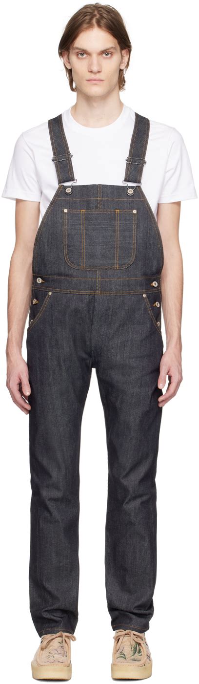 Naked Famous Denim Indigo Weird Guy Overalls Naked And Famous Denim