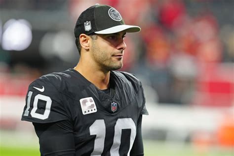 Jimmy Garoppolo Raiders Have Made Decision On Veteran Qb Per Report