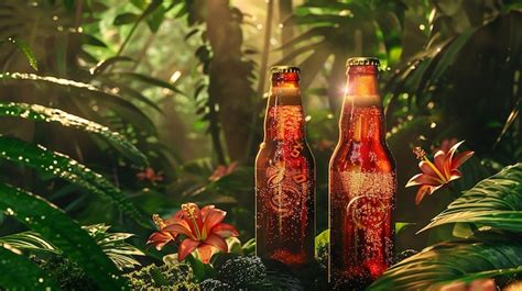 Premium Vector 3d Fruit Beer Or Tequila Sunrise Ad Template