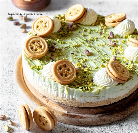 Cheesecake Baiocchi Al Pistacchio Impastando A Quattro Mani