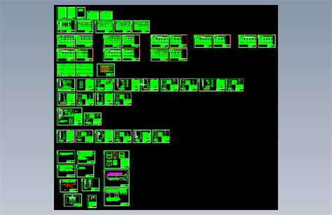 一条生产线电气全套图纸autocad 2007模型图纸下载 懒石网