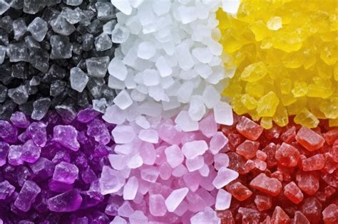 Premium AI Image | An image displaying sugar crystals in detail