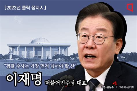 2023년 클릭 정치人 ①이재명 사법리스크 분수령