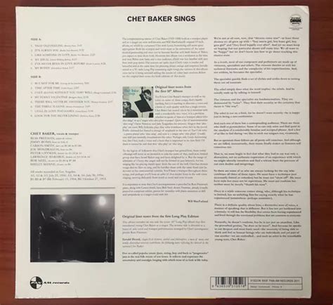 Chet Baker Sings vinilo en venta en Lima Lima por sólo S 120 00