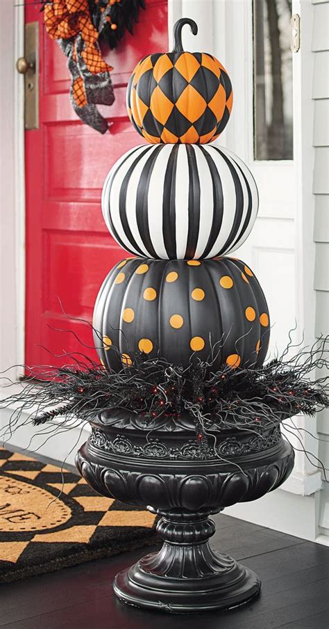 20+ No-Orange Halloween Pumpkin Decorations