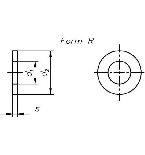 Din Scheiben F R Holzkonstruktionen Stahl Blank Mit Rundloch Im